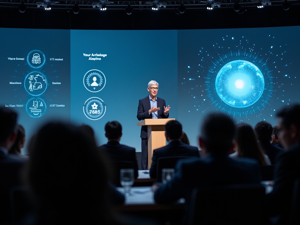 Tim Cook highlights Apple's AI strategy, focusing on device-based processing for efficiency and cost-effectiveness, differentiating from competitors relying on cloud solutions.